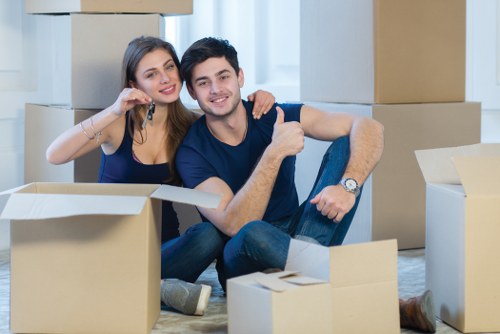 Packed household items ready for secure long-term storage