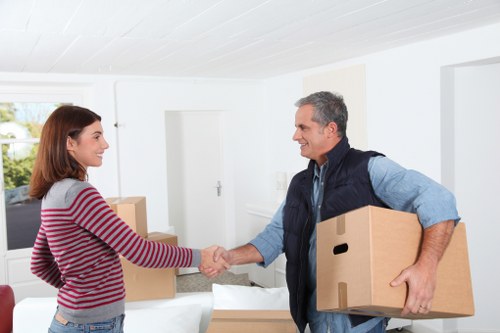 Family and business storage items arranged for a clear price estimate