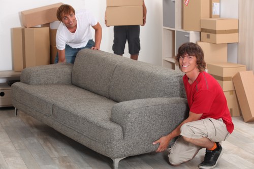 Organised boxes and luggage for student storage in Isleworth