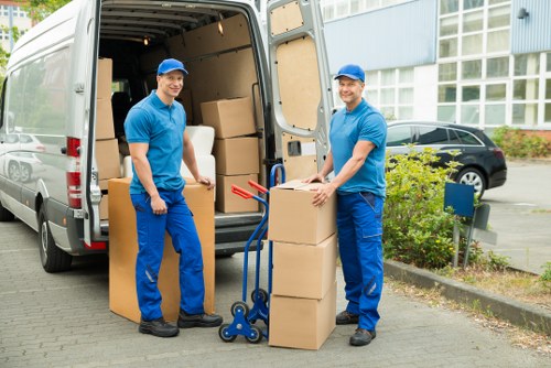House move logistics in Isleworth with moving van