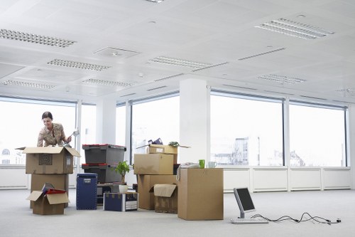 Prepared furniture and boxes for safe long-term storage